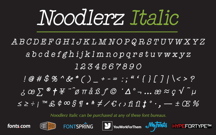 Noodlerz Italic Page 2