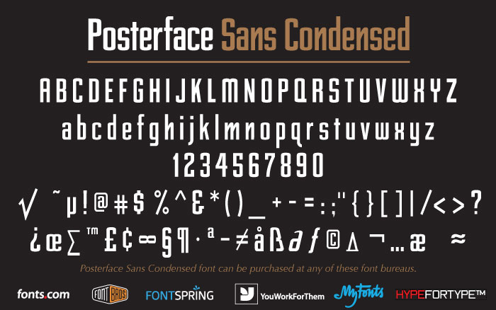 Posterface Sans Condensed